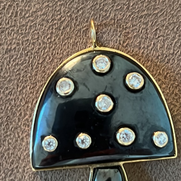 Brent Neale look-alike Stone and Gemstone Gold Plated Assorted Mushrooms 🍄 - Picture 11 of 16